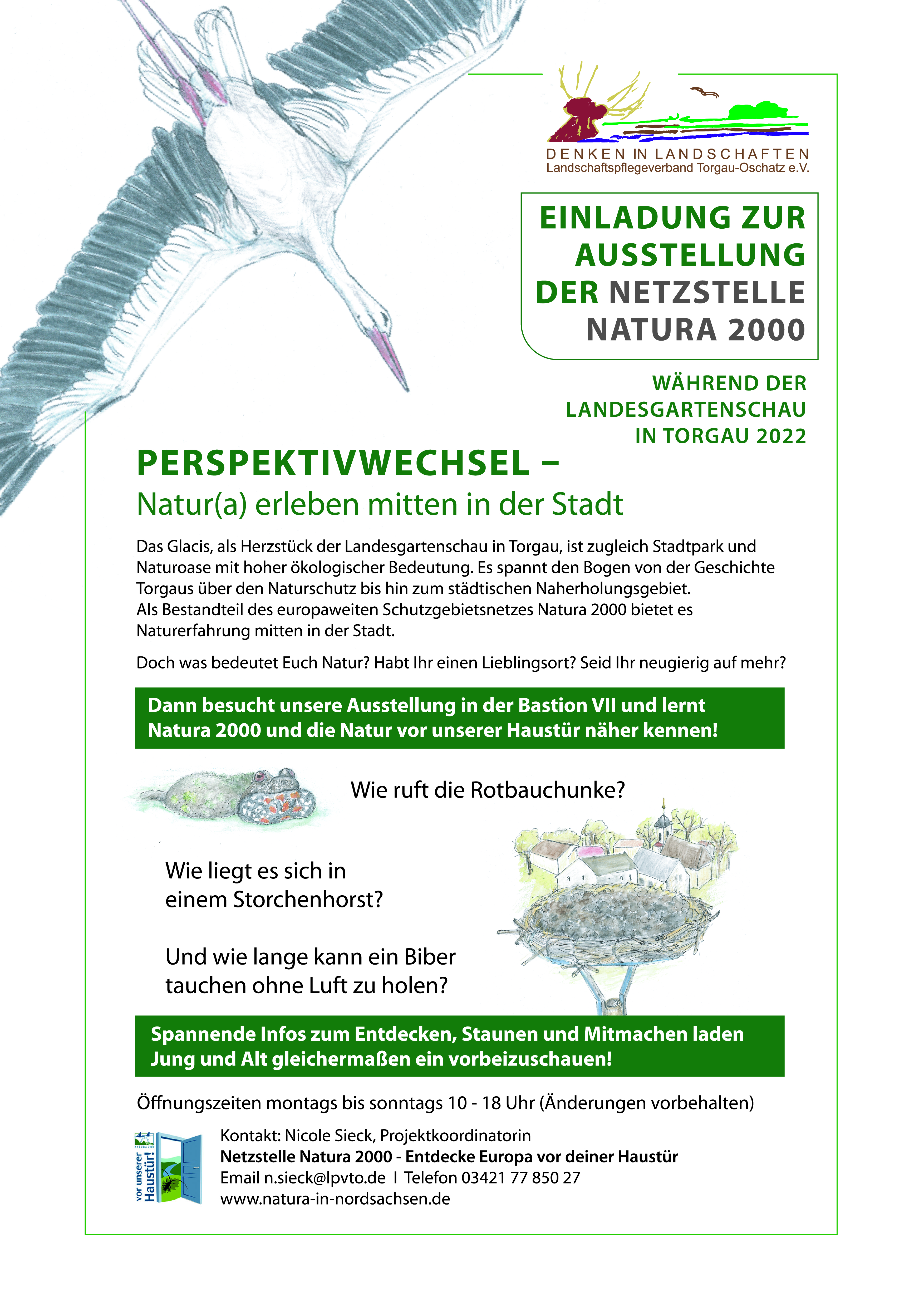 Plakat Ausstellung Zeichenflache 1